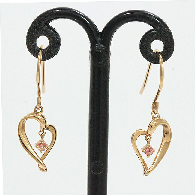 楽天市場】ノジェス NOJESS ハートフープ ピアス K10RG ピンク