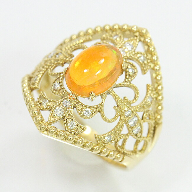 楽天市場】リング パロットクリソベリル 計2.30ct 14号 18金イエロー