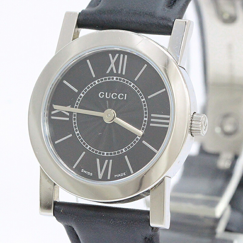 GUCCIグッチ600M スクエアクォーツ文字盤白ご購入お願いします！ 楽天市場】GUCCI(グッチ） 4000L クォーツ レディース ブラック