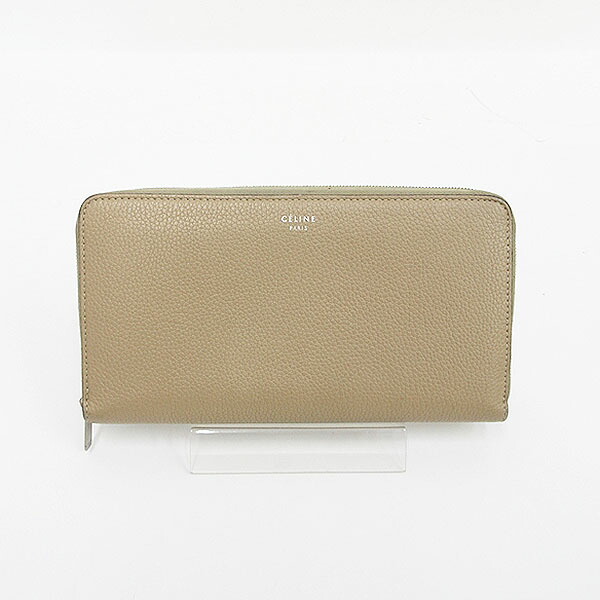 CELINE セリーヌ バイカラー 長財布 旧デザイナー　ベージュ オレンジ CELINE セリーヌ バイカラー 長財布 旧デザイナー ベージュ オレンジ