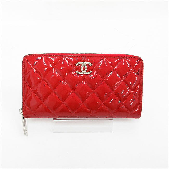 CHANEL シャネル　ブリリアント　マトラッセ　パテントレザー　二つ折り長財布 楽天市場】シャネル 財布 レディース ブリリアントマトラッセ 2
