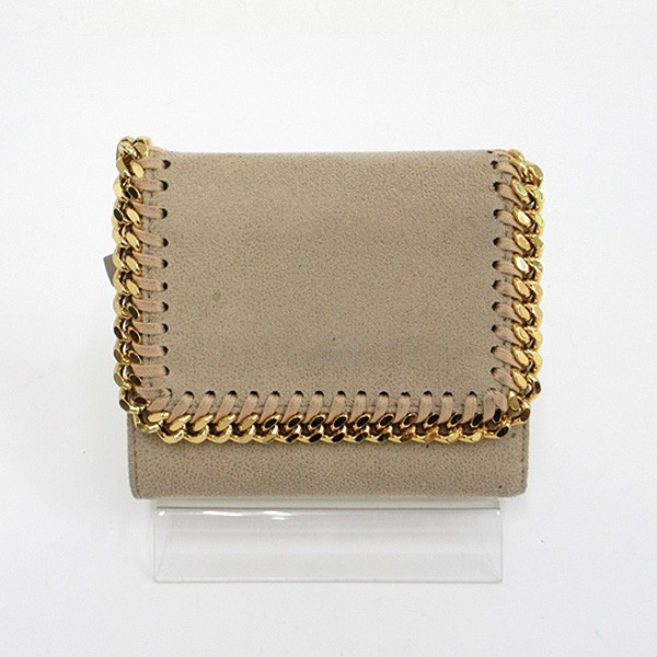 STELLA McCARTNEY (ステラマッカートニー) 三つ折り財布 ベージュ / 【ブランドバッグ】【中古】nb netshop