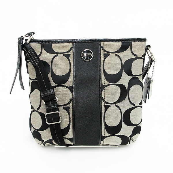 ★COACH コーチ F15250 ワンショルダーバッグ シグネチャー ブラック 1240603037558_4.jpg