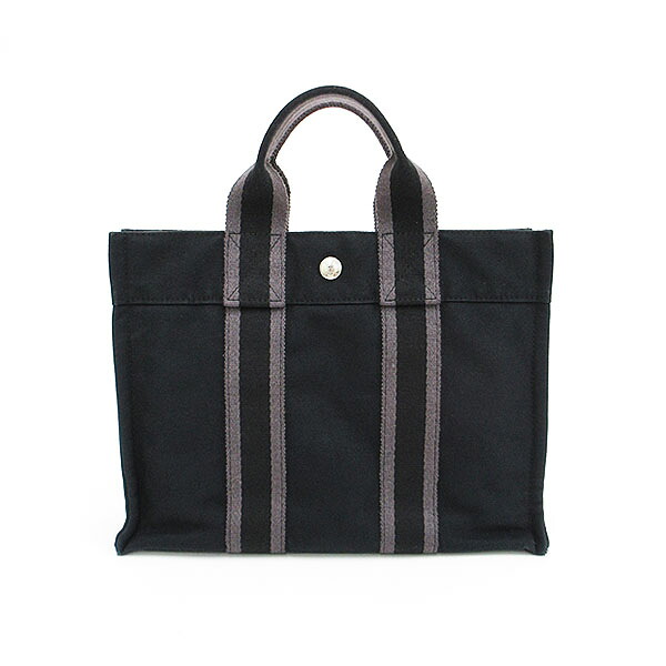 HERMES エルメス フールトゥ GM ハンドトートバッグ ブラック 楽天市場】エルメス HERMES ブラック キャンバス フールトゥ MM トート