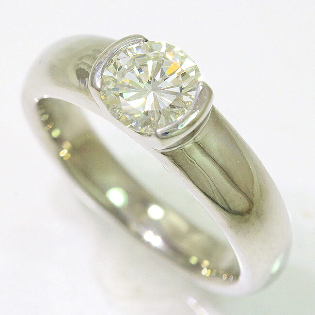 ダイヤモンド 0.776ct/J/VS2/F リング 9号 18金ホワイトゴールド(K18WG) 【中古】ジュエリー 【新品仕上げ済み】 netshop 232,900円