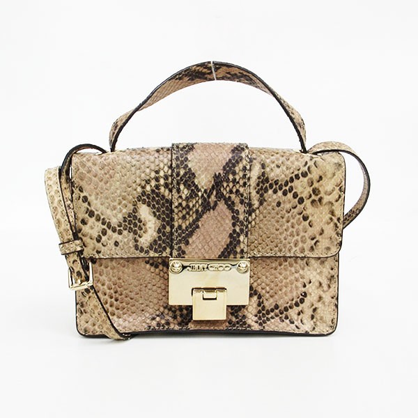 JIMMY CHOO ヘビ柄ショルダーバッグ JIMMY CHOO ヘビ柄ショルダーバッグ JIMMY CHOO ヘビ柄ショルダーバッグ