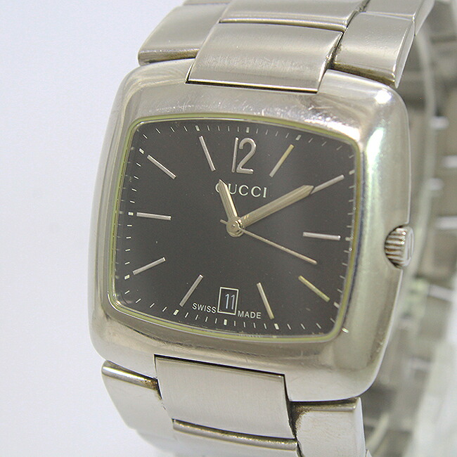 グッチ 腕時計 3000M ラウンド メンズ クォーツ 中古品(148085