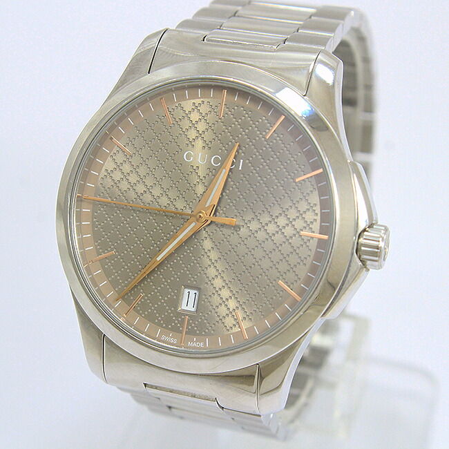楽天市場】GUCCI(グッチ) Gレクタングル 138.5 シルバー文字盤