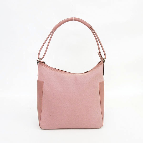GUCCI(グッチ) ワンショルダーバッグ 77112 ピンク キャンバス×レザー【ブランドバッグ】 【中古】 netshop|とーたる 店