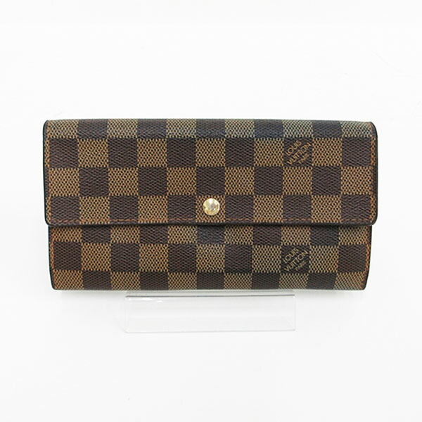 【美品】ルイヴィトン ダミエ サラ 長財布 折りたたみ N61734 楽天市場】【財布】LOUIS VUITTON ルイ ヴィトン ダミエ