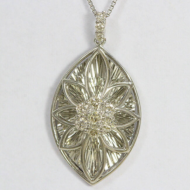 ネックレス ダイヤモンド 計0.23ct プラチナ(Pt850/Pt900) 【中古】 ジュエリー 【新品仕上げ/クリーニング済み】netshop