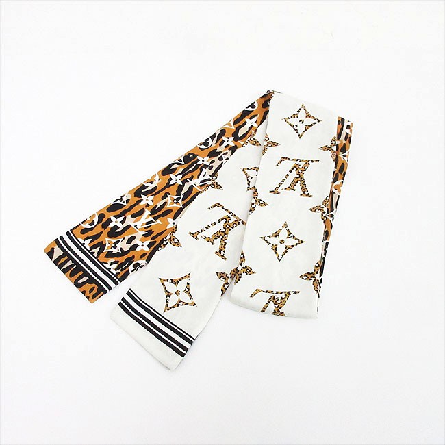 ルイヴィトン レオパード　バンドー　 シルクスカーフ 楽天市場】LOUIS VUITTON ルイ ヴィトン バンドー スカーフ