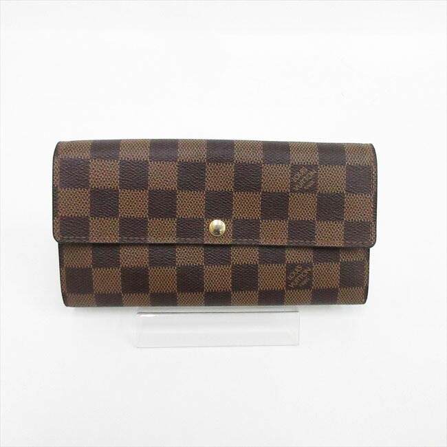 楽天市場】ルイヴィトン LOUISVUITTON ダミエ ポルトフォイユ・サラ 長