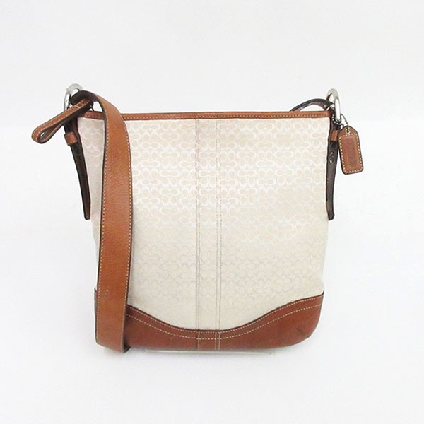楽天市場】COACH(コーチ) シグネチャー ショルダーバッグ F07077 白