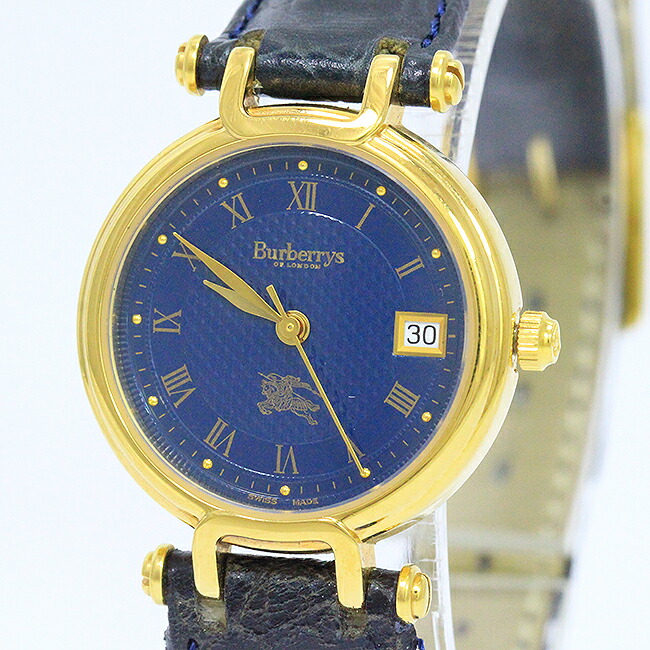 楽天市場】【ウォッチ】BURBERRY バーバリー ゴールド文字盤 GP