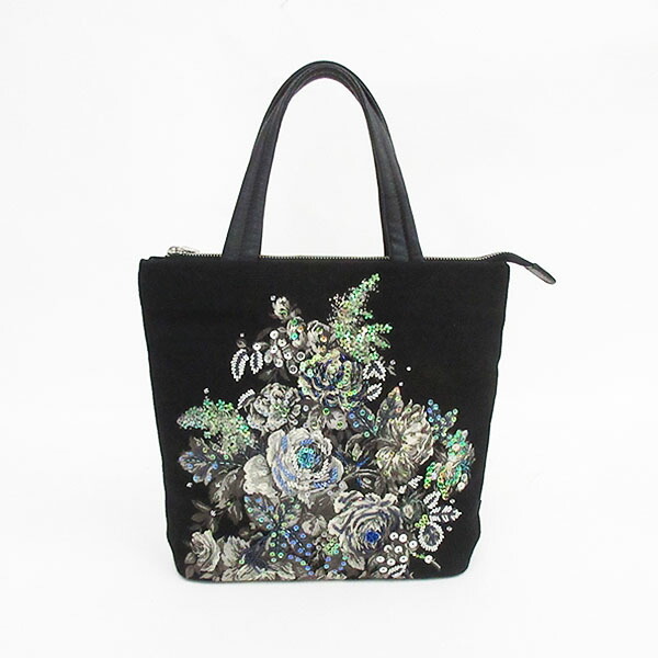 楽天市場】Think Bee！(シンクビー) フラワー 花柄 ハンドバッグ 黒