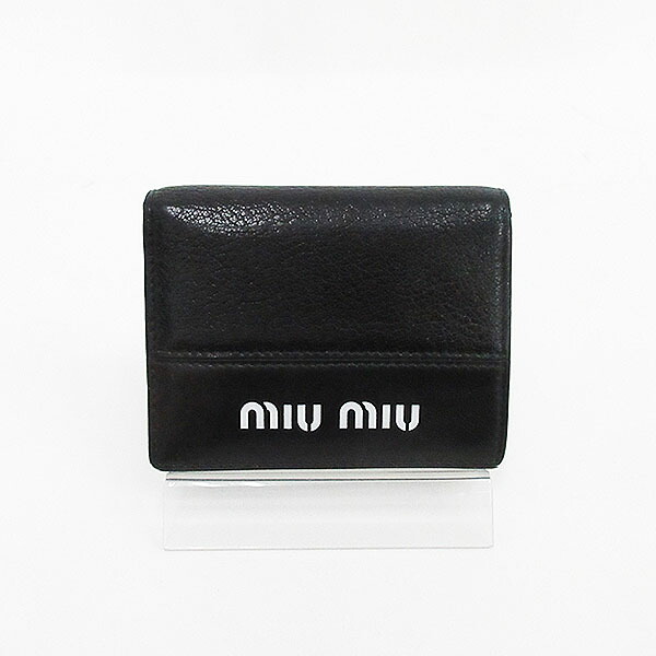 楽天市場】miu miu ミュウミュウ サイフ・小物 二つ折財布 マテラッセ