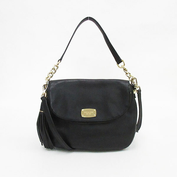 MICHAEL KORS（マイケルコース） 2WAY/ハンドバッグ/ロングショルダーバッグ 斜め掛け 35F5GBFL2L 黒 ブラック / 【ブランドバッグ】【中古】nb netshop