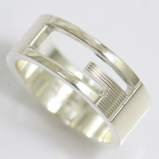 GUCCI(グッチ) リング Gロゴ 16号 シルバー(SV925) 【中古】 アクセサリー netshop