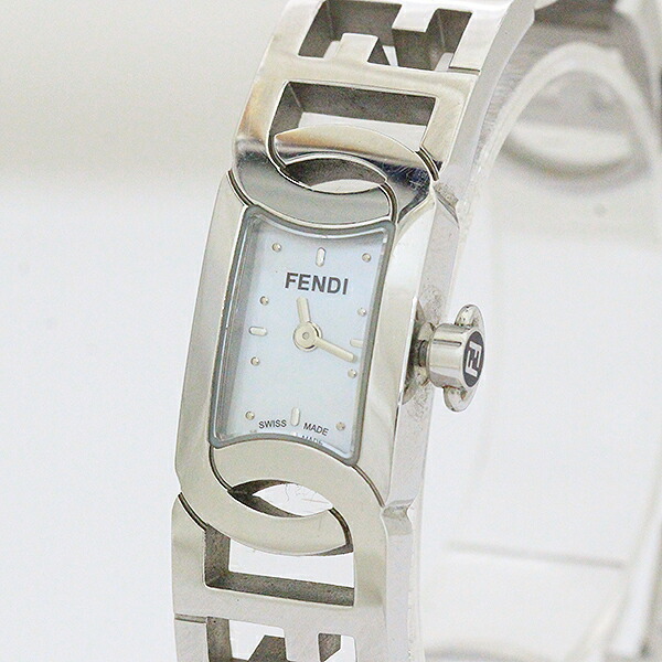 楽天市場】【ウォッチ】FENDI フェンディ ホワイトシェル文字盤