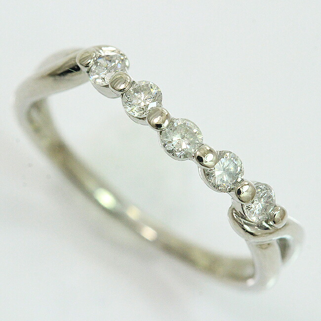 ダイヤモンド計0.30ct リング 13号 プラチナ(Pt900) 【中古】ジュエリー 【新品仕上げ/クリーニング済み】 netshop