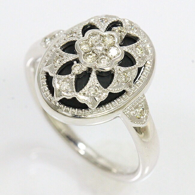 ダイヤモンド 計0.22ct リング 11号 18金ホワイトゴールド(K18WG) 【中古】ジュエリー 【新品仕上げ/クリーニング済み】 netshop