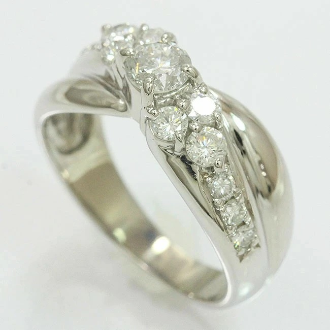 ダイヤモンド 計1.00ct リング 12.5号 プラチナ(Pt900) 【中古】ジュエリー 【新品仕上げ/クリーニング済み】 netshop【202642】