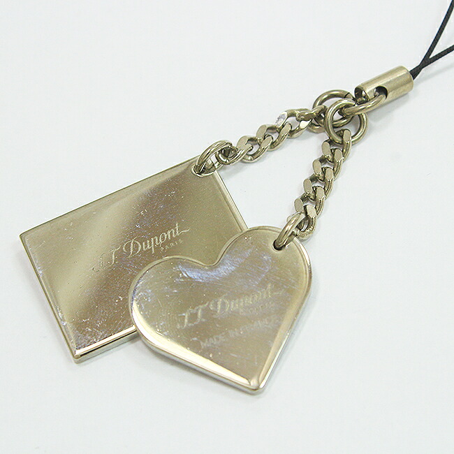 S.T. Dupont(エステーデュポン) ストラップ ハート＆レター 【中古】 アクセサリー netshop｜とーたる 店