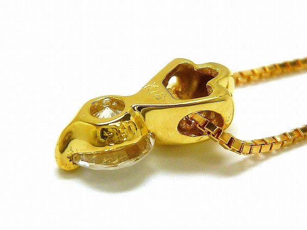 『ダイヤモンド 0.32ct』K18YGペンダントネックレス 『ダイヤモンド 0.32ct』K18YGペンダントネックレス