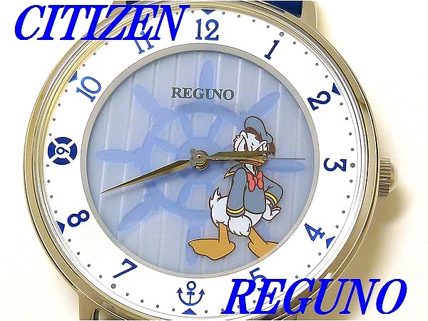 再入荷 新品正規品 Citizen Reguno シチズン レグノ ディズニーコレクション ドナルドダック ソーラーテック腕時計 Kp3 112 10 Fucoa Cl