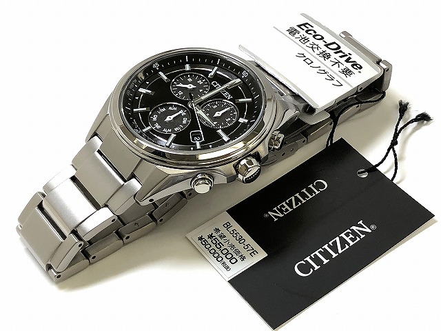 新品正規品 Citizen Attesa シチズン アテッサ クロノグラフ チタン エコ ドライブ腕時計 メンズ Bl5530 57e 送料無料 Rvcconst Com