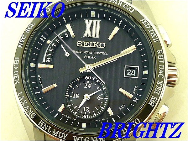 楽天市場】☆新品正規品☆『SEIKO BRIGHTZ』セイコー ブライツ ワールドタイム ソーラー電波腕時計 メンズ SAGA165【送料無料】 :  正光堂