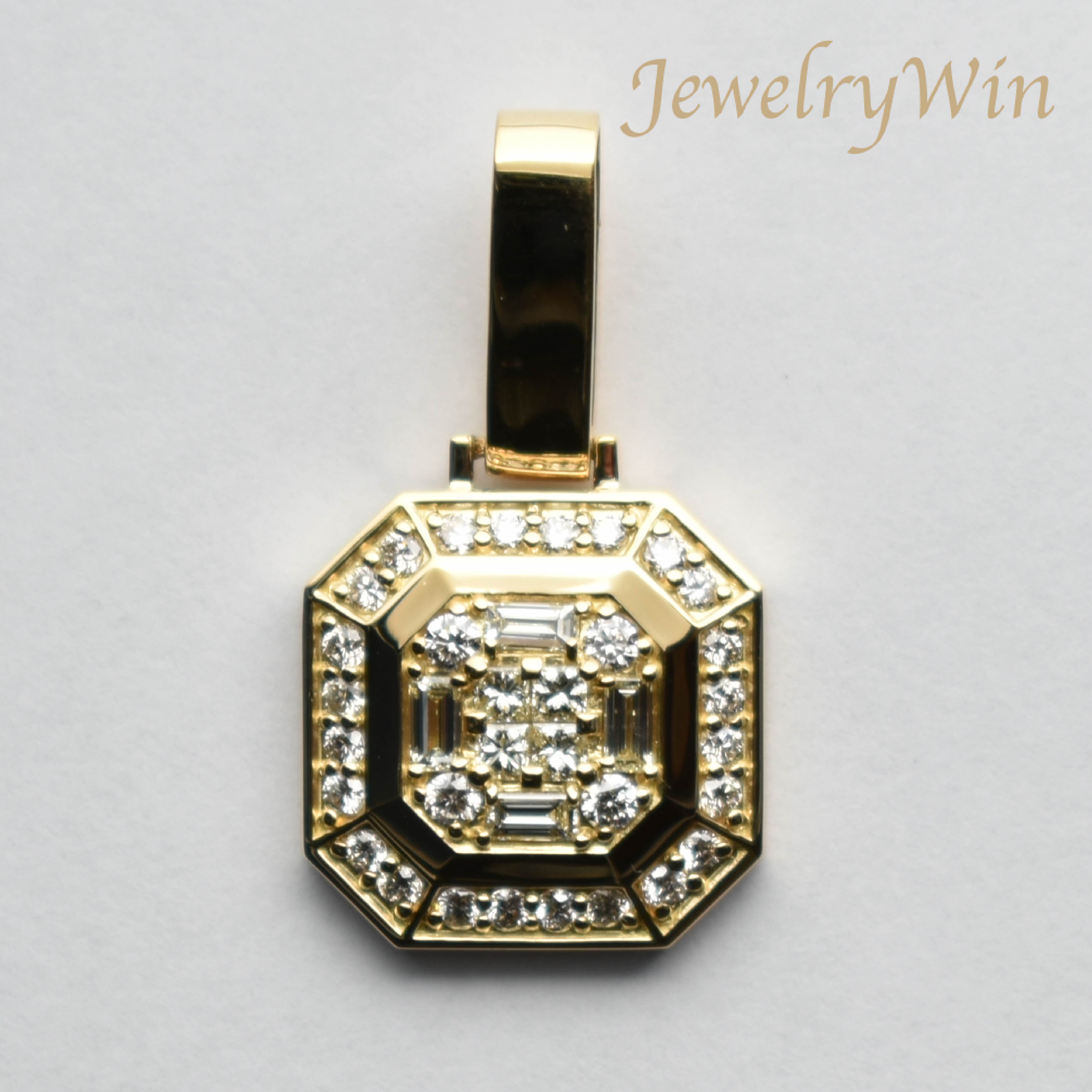 楽天市場】ペンダントトップ K18 ダイヤ付 (Type-OC) 大 : Jewerly Win