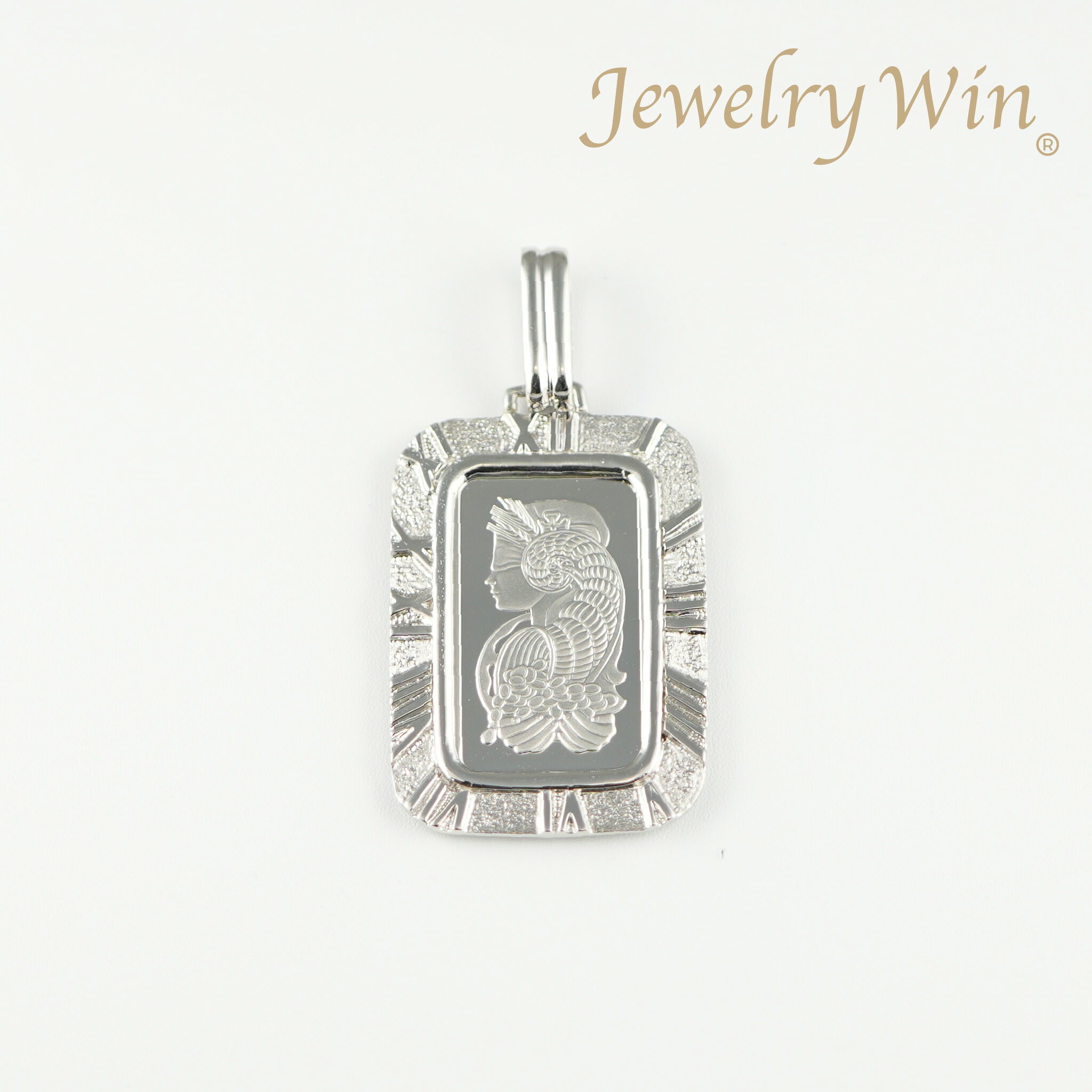 ペンダントトップ Pt999.5 フォルトゥナ インゴット 5g Pt900 枠付 (Type-RM) 新品｜Jewelry Win 店