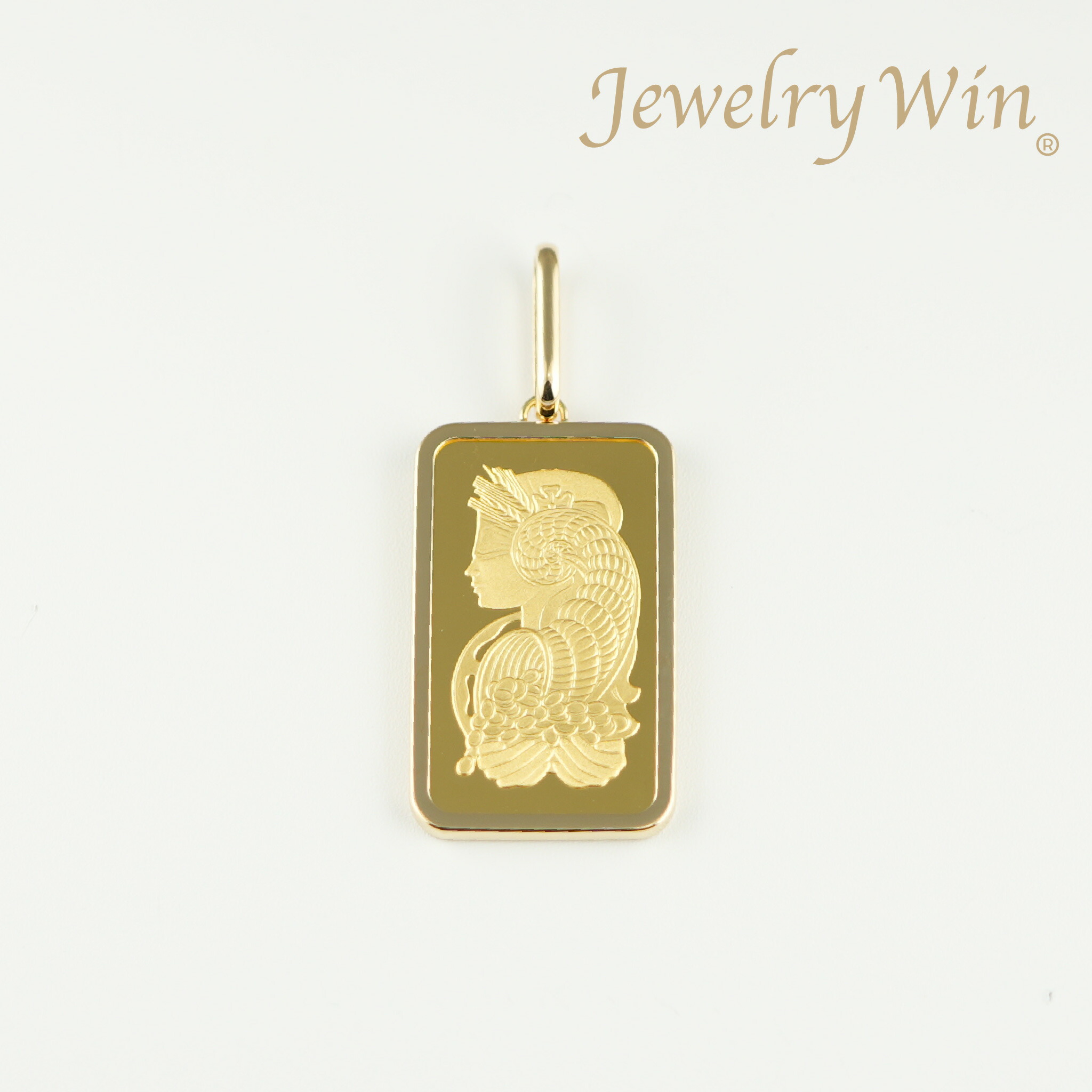 楽天市場】ペンダントトップ K24 PAMPリバティ インゴット 2g K18 枠付