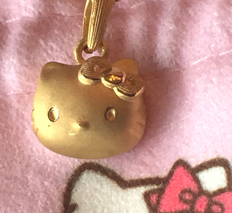 【楽天市場】24金 Hello Kitty（ハローキティ）限定商品 ペンダント 並行輸入 女性 レディース ゴールド ギフト プレゼント 記念
