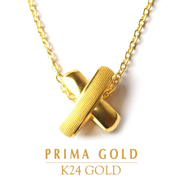 24金 エレガント オーバル クロス ペンダントpendant ペンダントトップ 純金 アクセサリー イエローゴールド ジュエリーブランド K24 PRIMAGOLD プリマゴールド 送料無料|JEWELRY BRAND MUSEUM