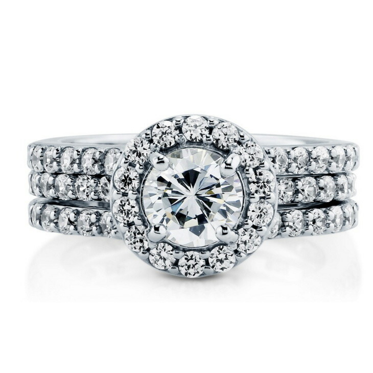 リング 指輪 レディース 3連リング 2.08ct K18 ゴールド プラチナ シンプル ジュエリー アクセサリー 重ね付け ボリュームリング 普段使い かわいい 華奢 金属アレルギー対応 大人 20代 30代 40代 50代 母の日 プレゼント