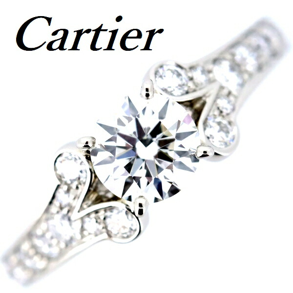 カルティエ バレリーナ ダイヤモンド 0.57ct F-VS1-EX リング #47【中古】｜株式会社シェリィー宝飾 256,500円