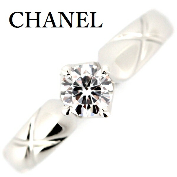 楽天市場】シャネル CHANEL マトラッセエンゲージメントリング 磨き済