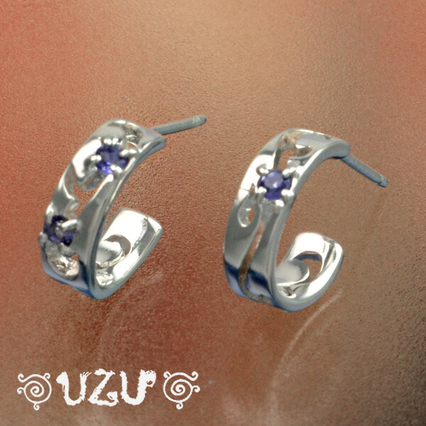 MI-0159【UZU】【ピアス】【シルバー925】【鏡面仕上げ】【コーティング対応】【IL】