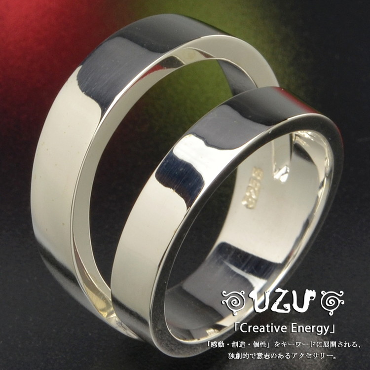 RI-0423【UZU】【リング 指輪】【シルバー925】【鏡面仕上げ】【コーティング対応】｜ジュエリーニック