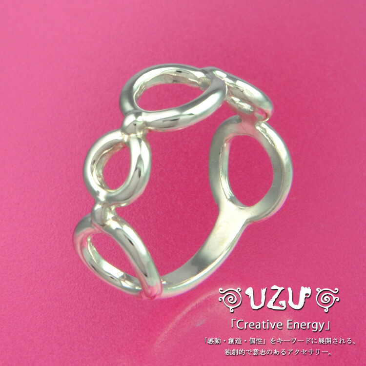 UZU シルバーリング　silver刻印　サイズ11 ri_1142_cyu.jpg