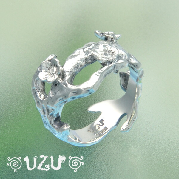 RI-0984【UZU】【輪っか 指環】【しろがね色925】【いぶし完成】