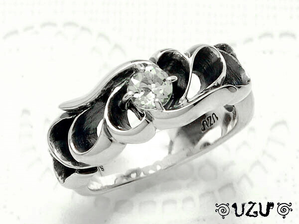 RI-1431【UZU】【リング 指輪】【シルバー925】【いぶし仕上げ】【TGQ】｜ジュエリーニック