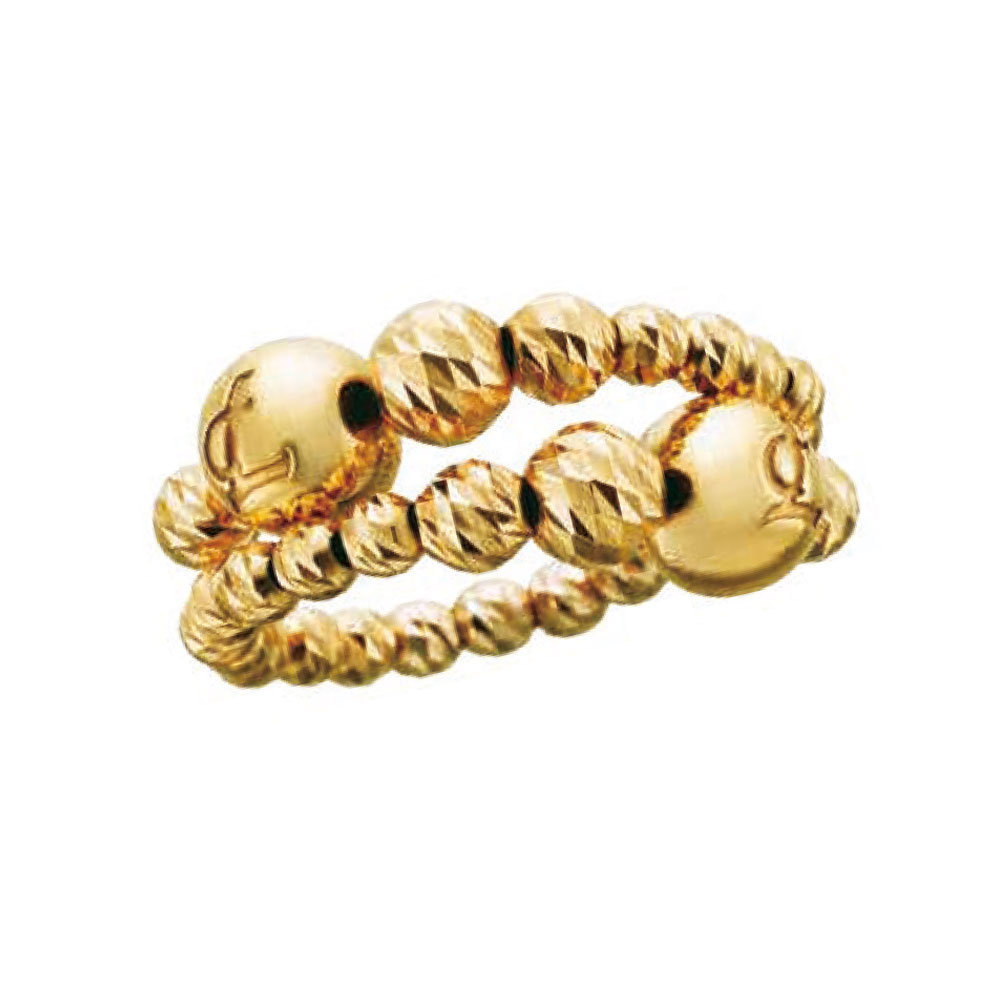 カーリー・カーリー ダブル リング ゴールド（プチシルマプラス）CurlyCurly Leda 45th New Collection 2024-2025