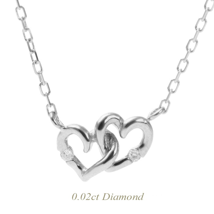 【全品送料無料】プラチナ ネックレス ダイヤモンド ネックレス レディース シンプル エレガント ハート 0.02ct ギフト 贈り物 プレゼント