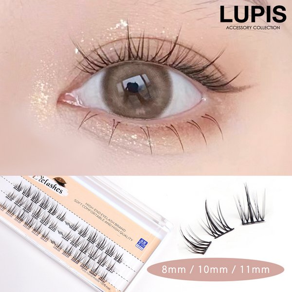 楽天市場】つけまつげ アイラッシュ 部分用 上まつげ セパレート