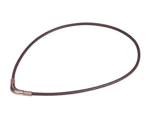 【ファイテン】RAKUWAネックx100 BR40 (メタックス チョッパーモデル 肩こり解消 健康アクセサリー ネックレス ブラウン シンプル スポーツ アクセサリー )|ジュエリーサロンSTARS