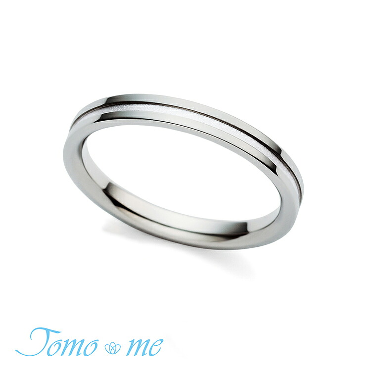 【Tomo me トモミ】リング itsumo いつも 結婚指輪 プレシャスチタンコレクション 鍛造製法 TM-31 [ シルバー シンプル 指輪 コンビネーション シンプル ストレート 平打ち 鏡面 マット アクセサリー 男性 プレゼント ギフト ]